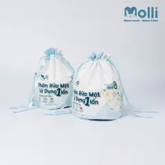 Khăn Rửa Mặt Sử Dụng 1 Lần Molli - Tiện lợi, an toàn, mềm mại và thấm hút tốt