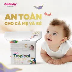 Khăn Vải Khô Mamamy Tropical 160 Tờ – Khăn Khô Đa Năng Cho Bé Sơ Sinh