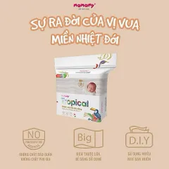 Khăn Vải Khô Mamamy Tropical 160 Tờ – Khăn Khô Đa Năng Cho Bé Sơ Sinh