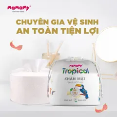 Khăn Vải Khô Đa Năng Mamamy Tropical 80 Tờ – Khăn Vải Cuộn Dùng 1 Lần Cho Bé