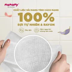 Khăn Vải Khô Đa Năng Mamamy Tropical 80 Tờ – Khăn Vải Cuộn Dùng 1 Lần Cho Bé
