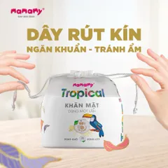 Khăn Vải Khô Đa Năng Mamamy Tropical 80 Tờ – Khăn Vải Cuộn Dùng 1 Lần Cho Bé