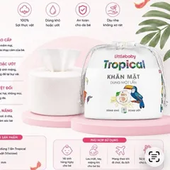Khăn Vải Khô Đa Năng Mamamy Tropical 80 Tờ – Khăn Vải Cuộn Dùng 1 Lần Cho Bé