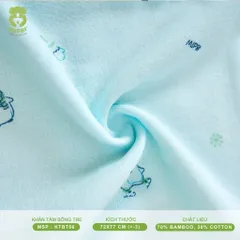 Khăn tắm bông tre Mipbi 6 lớp – siêu mềm mịn, thấm hút nhanh cho bé
