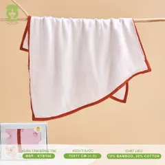 Khăn tắm bông tre Mipbi 6 lớp – siêu mềm mịn, thấm hút nhanh cho bé
