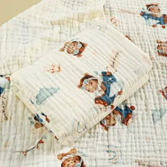 Chăn không viền xô 6 lớp xuất Nhật cực đẹp cho bé