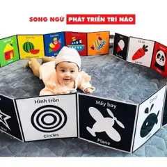 Thẻ kích thích thị giác cho bé, hỗ trợ nhận biết màu sắc và chi tiết vật thể