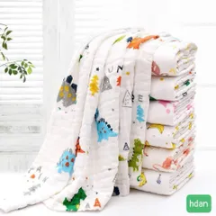 Chăn không viền xô 6 lớp xuất Nhật cực đẹp cho bé