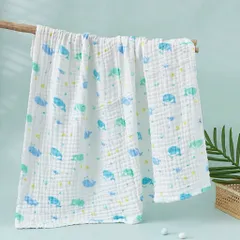 Chăn không viền xô 6 lớp xuất Nhật cực đẹp cho bé
