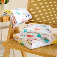 Chăn không viền xô 6 lớp xuất Nhật cực đẹp cho bé