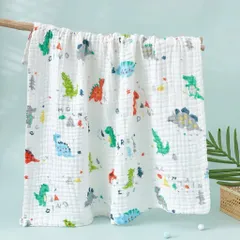 Chăn không viền xô 6 lớp xuất Nhật cực đẹp cho bé