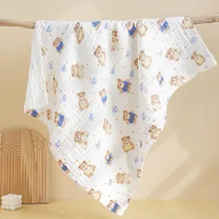 Chăn không viền xô 6 lớp xuất Nhật cực đẹp cho bé