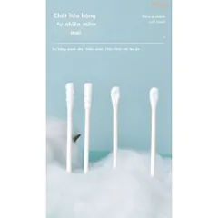 TĂM BÔNG MOLLI CHO BÉ SƠ SINH – MỀM MỊN, DỄ SỬ DỤNG, KHÔNG RƠI BÔNG