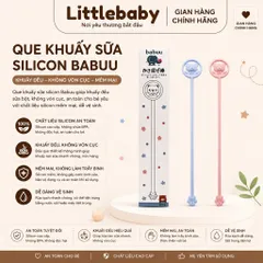 Que khuấy sữa silicone hình gấu cho bé, đổi màu theo nhiệt độ nước