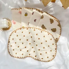Gối xô sơ sinh xuất Hàn 6 lớp màu nud cho bé siêu xinh