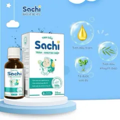 Tinh dầu tràm khuynh diệp Sachi an toàn cho trẻ sơ sinh