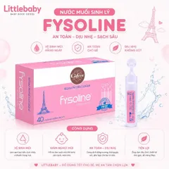 Nước Muối Sinh Lý Fysoline Pháp Cho Trẻ Sơ Sinh – Rửa Mũi, Vệ Sinh Mắt