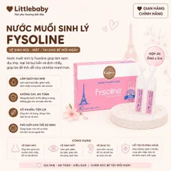 Nước Muối Sinh Lý Fysoline Pháp Cho Trẻ Sơ Sinh – Rửa Mũi, Vệ Sinh Mắt