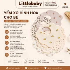 Yếm Xô Hình Hoa Hàn Quốc Cho Bé Siêu Xinh