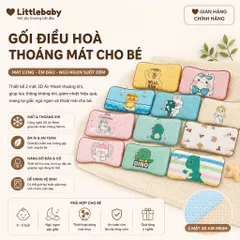 Gối Điều Hòa Tencel Cao Cấp Thoáng Mát Và Êm Ái, Thấm Hút Mồ Hôi Tốt Cho Bé Từ Sơ Sinh KT 20x38cm