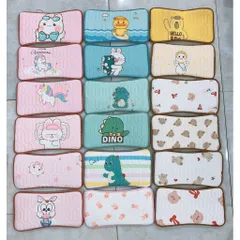 Gối Điều Hòa Tencel Cao Cấp Thoáng Mát Và Êm Ái, Thấm Hút Mồ Hôi Tốt Cho Bé Từ Sơ Sinh KT 20x38cm