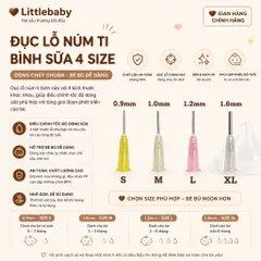 Đục lỗ núm ti bình sữa cho bé, dùng cho mọi loại núm ti, giúp sữa chảy nhanh hơn