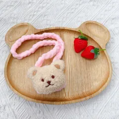 Túi len đựng tỏi, tránh vía hoạ tiết hình gấu dễ thương cho bé