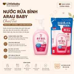 NƯỚC RỬA BÌNH ARAU BABY NỘI ĐỊA NHẬT