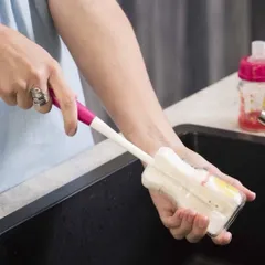 Cọ Rửa Bình Sữa Mamamy Xoay 360 – Dụng Cụ Vệ Sinh Bình Sữa Trẻ Em