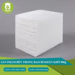 Khăn Vải Khô Mipbi Chính Hãng – Khăn Khô Đa Năng Cho Bé, Khăn Lau Mặt, Thay Khăn Ướt An Toàn