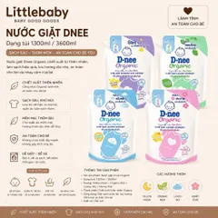 Nước Giặt Xả D-nee Baby Liquid Detergent Túi 1300 ml - 3600ml Thái Lan – Giặt Quần Áo Trẻ Em, Hương Thơm Dịu Nhẹ