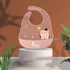 Yếm ăn dặm cho bé , yếm máng sillicon siêu nhẹ chống thấm nước trong suốt