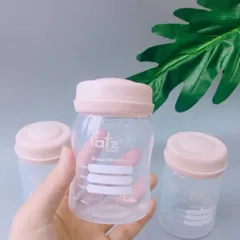 Set 3 Bình Trữ Sữa Mẹ 150ml Fatz Baby – Bình Trữ Sữa Có Nắp, Nhựa An Toàn, Bảo Quản Sữa Cho Bé