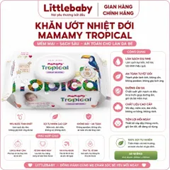 Khăn Ướt Mamamy Tropical 90 Tờ – Khăn Giấy Ướt Tiện Lợi Cho Bé