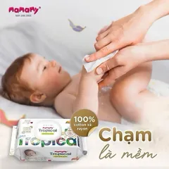 Khăn Ướt Mamamy Tropical 90 Tờ – Khăn Giấy Ướt Tiện Lợi Cho Bé