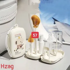 Bộ Cọ Rửa Bình Sữa Silicon 6 Chi Tiết Đa Năng, Dụng Cụ Vệ Sinh Bình Sữa Núm Ti Cho Bé