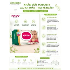 Khăn Ướt Mamamy 100 Tờ Không Mùi – Khăn Ướt Cho Bé Sơ Sinh Mềm Mại An Toàn