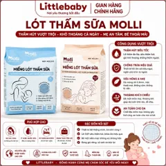 Miếng Lót Thấm Sữa Siêu Mỏng Molli – Lót Thấm Sữa An Toàn Cho Mẹ