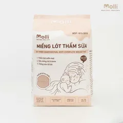 Miếng Lót Thấm Sữa Siêu Mỏng Molli – Lót Thấm Sữa An Toàn Cho Mẹ