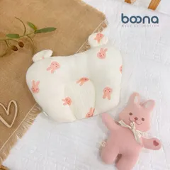 Gối Chống Méo Đầu Cho Bé – Gối Sơ Sinh Cotton Mềm Thoáng Khí, Thiết Kế Tai Gấu Dễ Thương