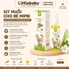 Tinh Dầu Xịt Chống Muỗi Mipbi 100ml Cho Bé – Xịt Muỗi An Toàn