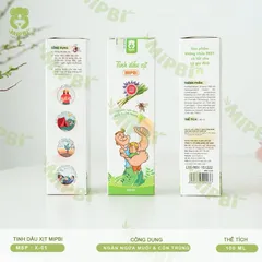 Tinh Dầu Xịt Chống Muỗi Mipbi 100ml Cho Bé – Xịt Muỗi An Toàn