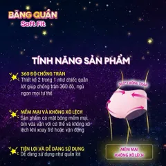 ( 12 miếng ) Băng vệ sinh dạng quần Diana Soft Fit 360 Độ - Chống Tràn, Thoáng Khí