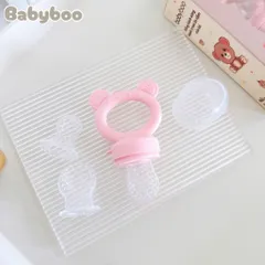 TÚI NHAI ĂN DẶM CHỐNG HÓC BABYBOO KÈM 3 ĐẦU TI SIÊU MỀM ĂN HOA QUẢ , ĂN DẶM CHO BÉ