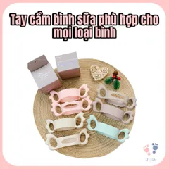 Tay cầm bình silicon kèm hộp, vừa hầu hêt với mọi loại bình