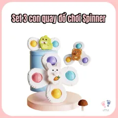 Set 3 Con quay spinner cho bé chất liệu cao cấp