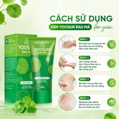 Kem bôi da Yoosun rau má 50G - Giúp làm dịu mẩn ngứa, ngừa rôm sẩy, dưỡng ẩm và làm mát da