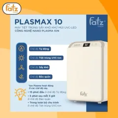 Máy tiệt trùng sấy khô khử mùi UVC-LED Nano Plasma Ion Fatzbaby PLASMAX 10 FB4812ZH