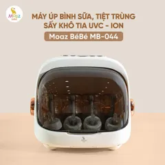 Máy úp bình sữa, tiệt trùng sấy khô tia UVC Moaz BéBé MB044 Plus ION [bản 2026]