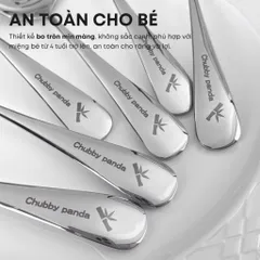 Thìa Inox 304 Ăn Dặm Cho Bé An Toàn Không Gỉ Sét Sáng Bóng Họa Tiết Dễ Thương